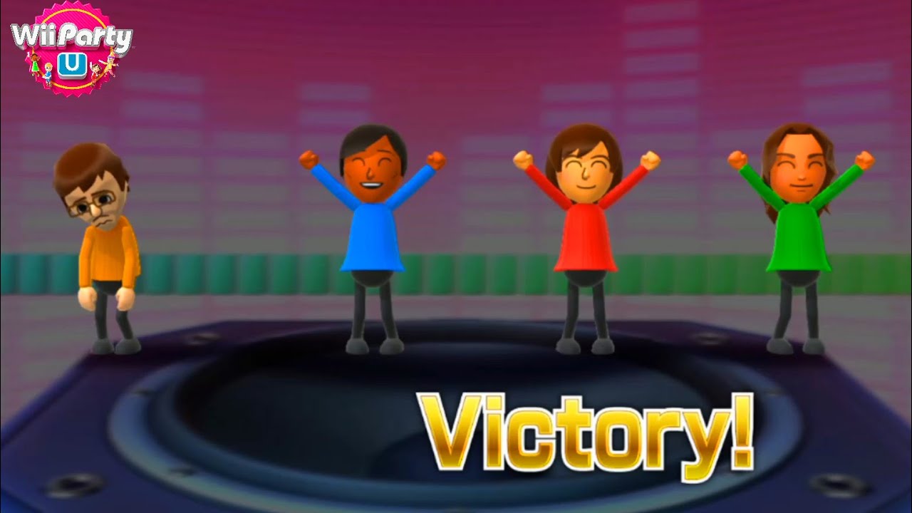 Wii Party U - Highway Rollers Master Difficulty - Sakura Vs Rie Vs Narae Vs William