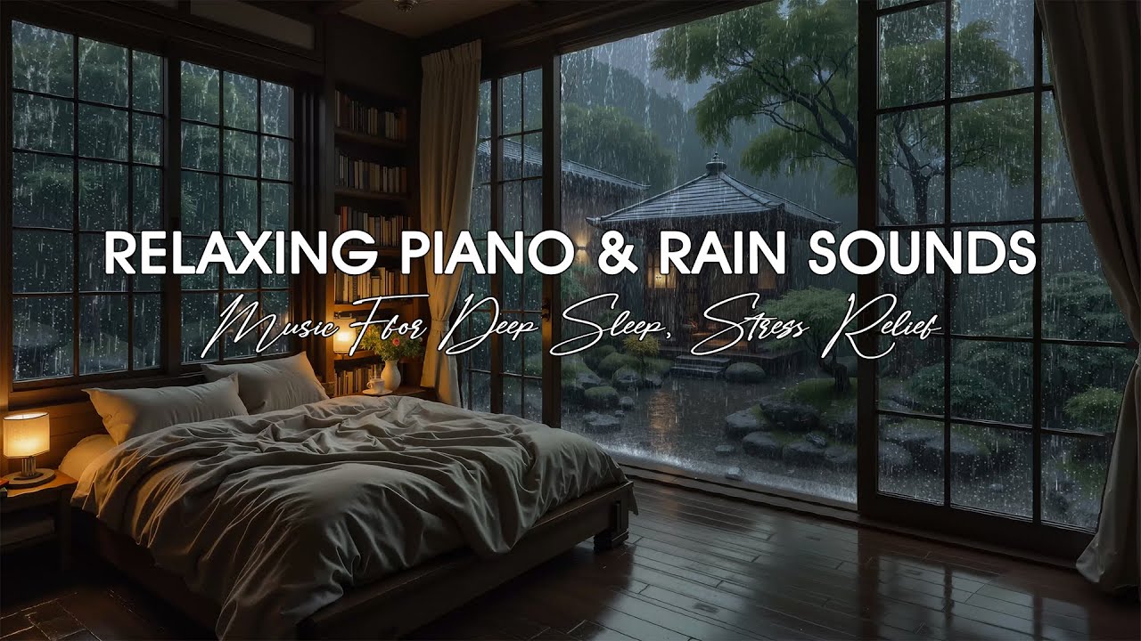 Relaxing Sleep Music • Rain Sounds For Insomnia, Stress, Depression & Anxiety Relief • Deep Sleep