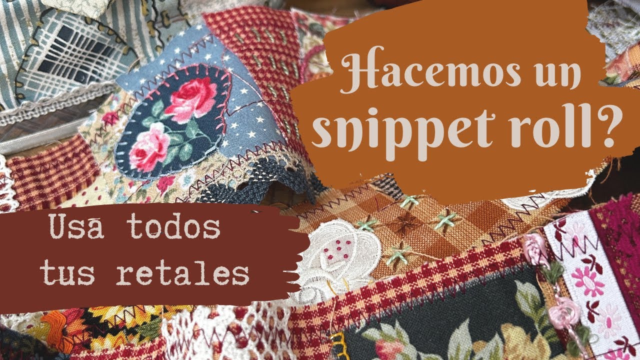 🌀 Aprovecha tus retales al máximo y desbloquea tu creatividad haciendo un Snippet Roll🌀