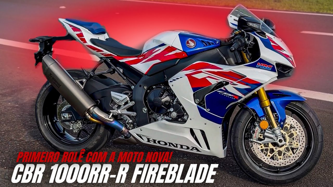 A MOTO MAIS INCRÍVEL QUE EU JÁ PILOTEI - Primeiro role com a nova CBR 1000RRR ✅