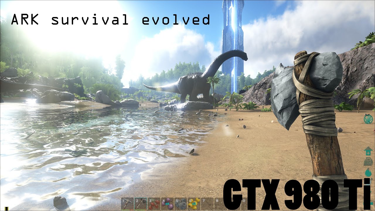 Ark survival evolved - [Geforce GTX 980 Ti] [FRAME-RATE TEST] - 1080p [Ultra Settings]