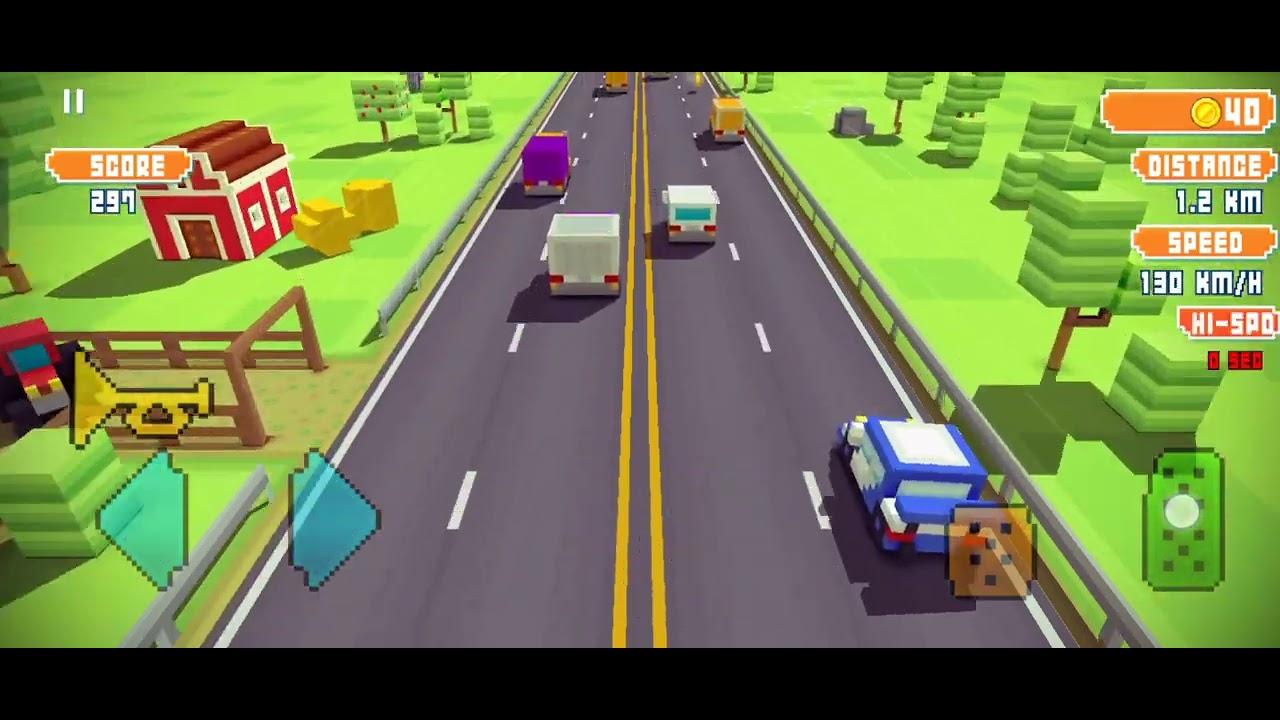 AMAZING NEW RACING CAR ‼️ BLOCKY HIGHWAY TRAFFIC RACING TOURING CAR 🏎️🚗🚙
