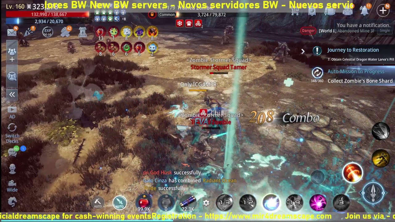 MIR4 Dreamscape &ndash; Boosting World Server