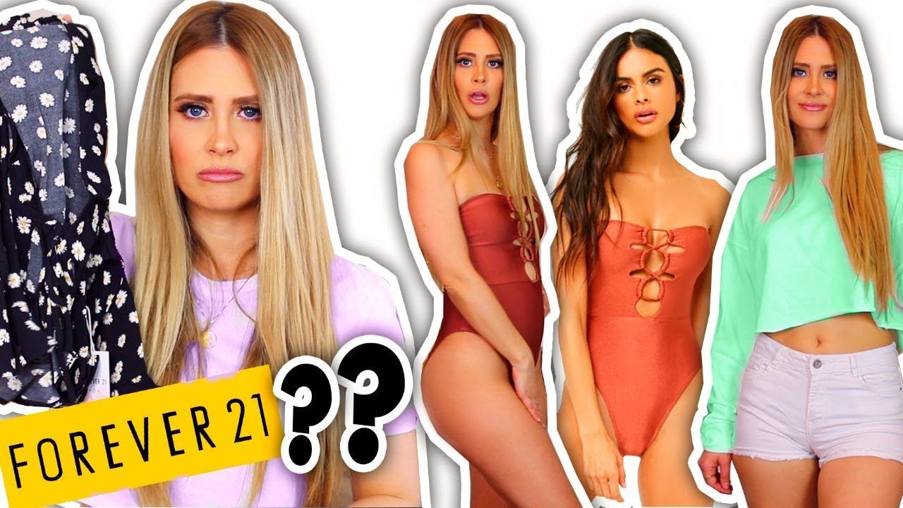 Lo que pedí Vs lo que recibí | BAÑADORES Y ROPA | Super Haul FOREVER 21