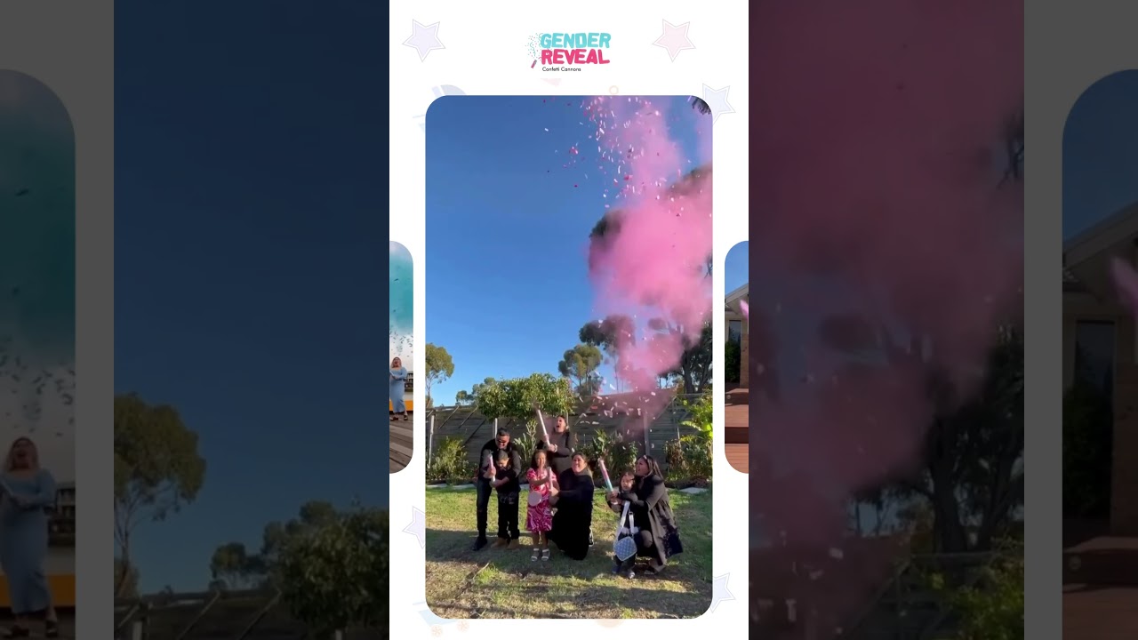 Pop the Cannon, Paint the Sky: Pink or Blue? Let's Find Out! 🎉💖