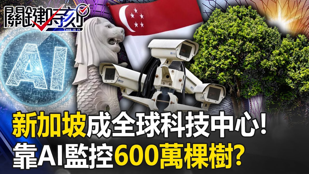 美中變局…新加坡成全球科技中心！ 「控制狂」靠AI遠端監控全國600萬棵樹！？【關鍵時刻】20230719-2 劉寶傑 張禹宣 吳子嘉 黃世聰