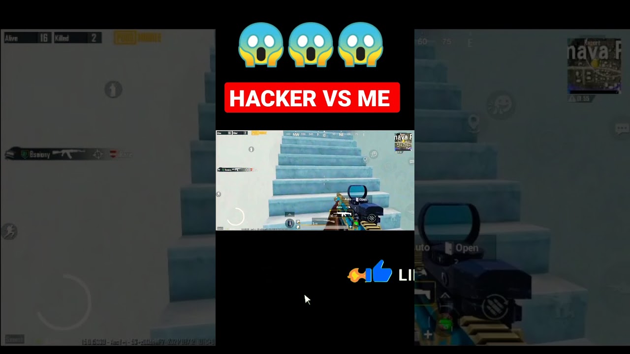 Dangerous hackers in solo fpp rank push 😱.#shorts