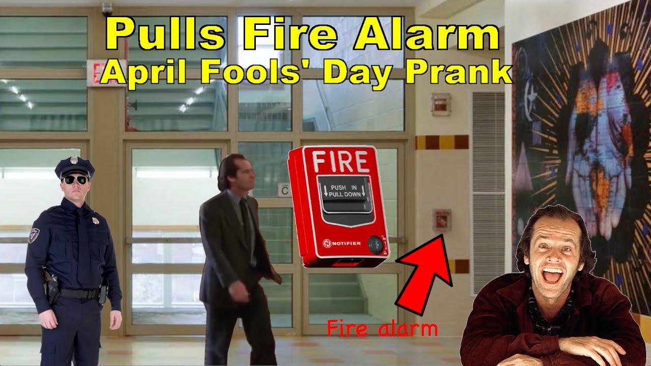 Jack Torrance Pulls Fire Alarm on April Fools' Day SUSPENDED!! 🚨