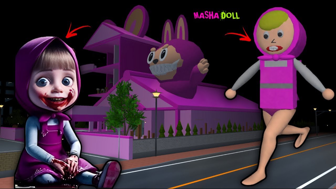 MASHA Doll Appeared In Front Of The House 😱 | Sakura School Simulator