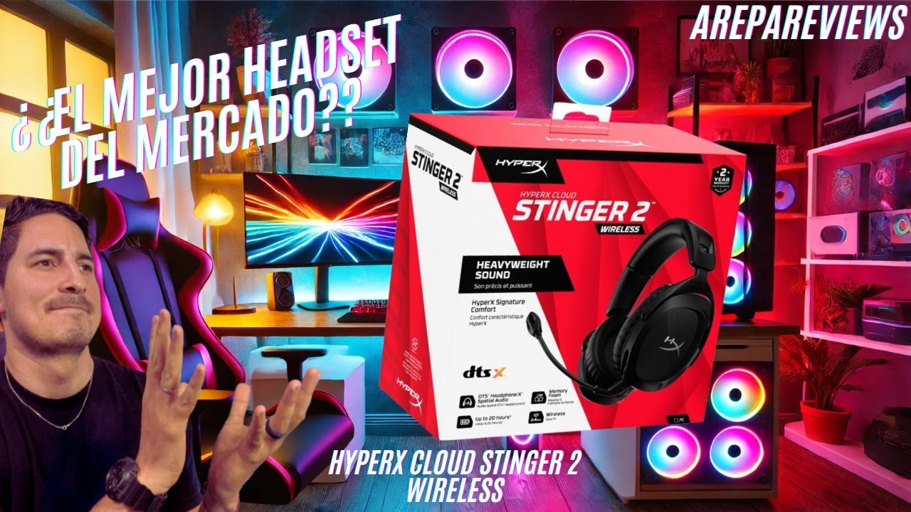 ArepaReviews || HYPERX CLOUD STINGER 2 (WIRELESS) ||