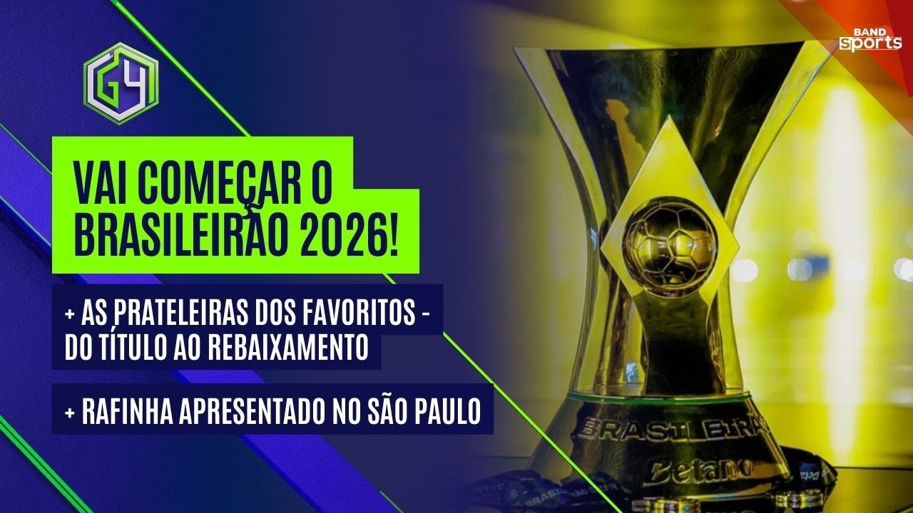 AS PRATELEIRAS DO BRASILEIRÃO 2026 - DO TÍTULO AO REBAIXAMENTO; RAFINHA APRESENTADO NO SÃO PAULO