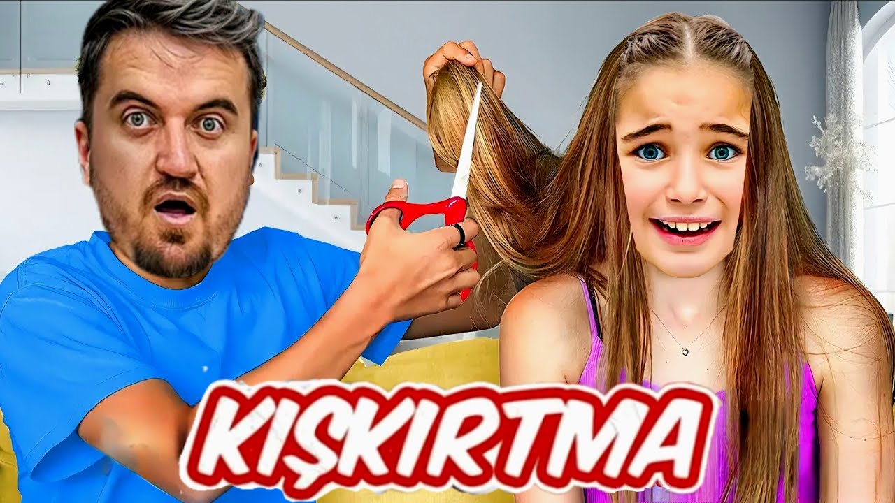 ELİF SİNEME SAÇINI KESTİK ŞAKASI YAPTIK ‼️ ELİF SAÇLARIN NEREDE ?!