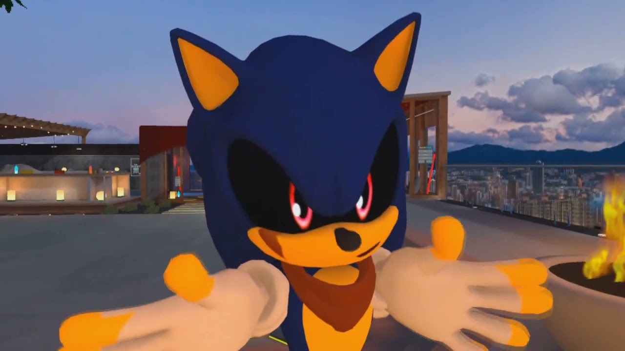FOURTH WALL-BREAKING WARNING?! Sailor Peace Meets Meta Sonic.exe - VRChat