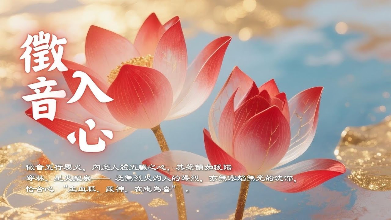 養心安神音樂｜徵音補心火・改善失眠多夢・氣血調和｜中醫五音療癒・Asian Relaxing Music - Zhi Tone