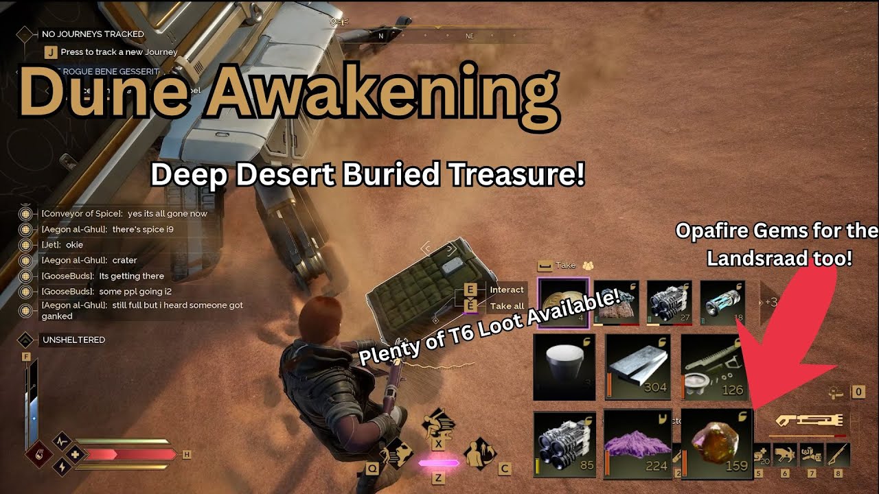 Dune Awakening: Deep Desert Buried Treasure Loot Is Actually Decent!