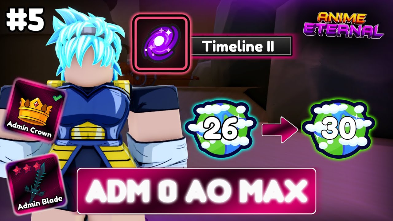 👑 ENTENDA A NOVA TIMELINE 2! Voltei A Passar De Ilha⚡ADM 0 AO MAX #5 | Anime Eternal 🔥
