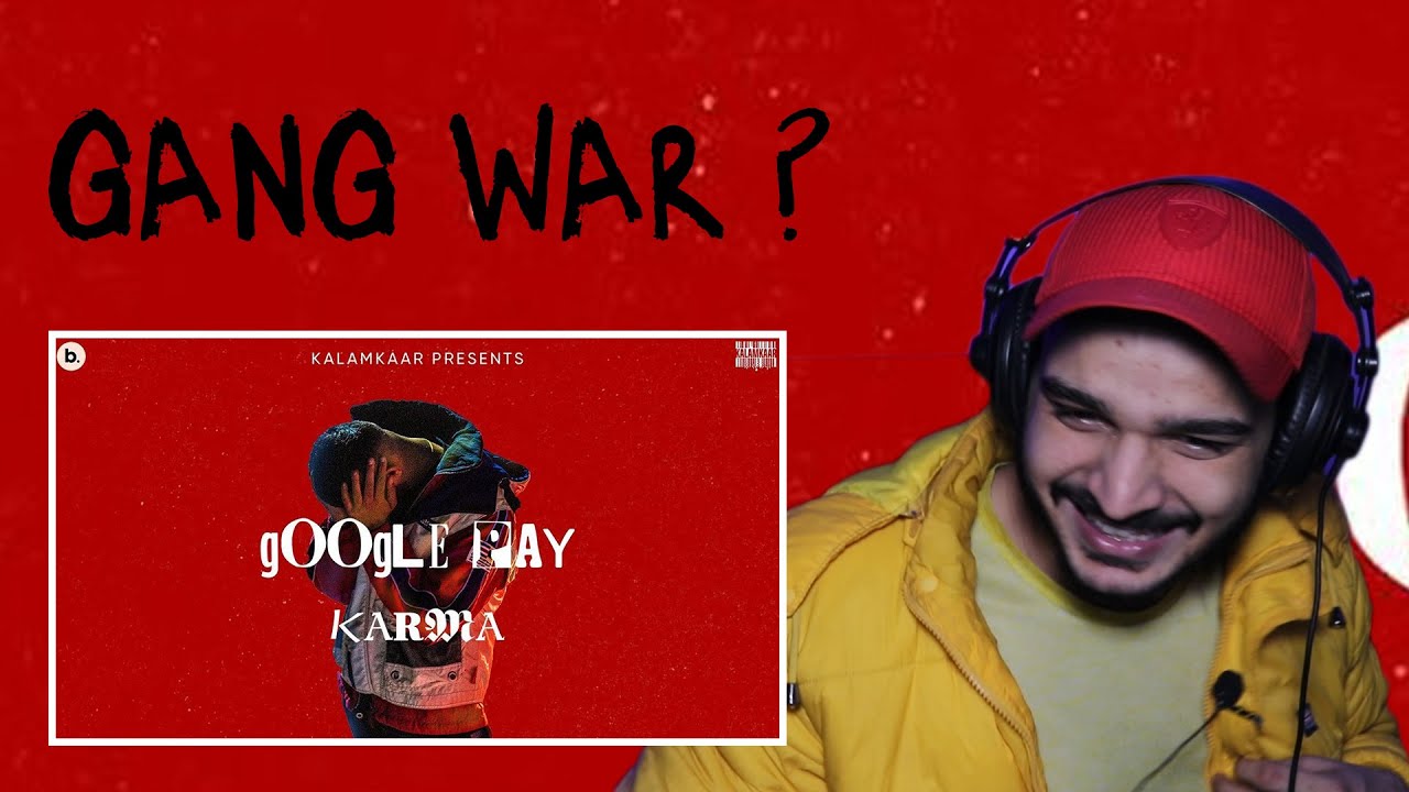 KARMA - GOOGLE PAY (OFFICIAL MUSIC VIDEO) | KALAMKAAR | Reaction | Rtv Productions