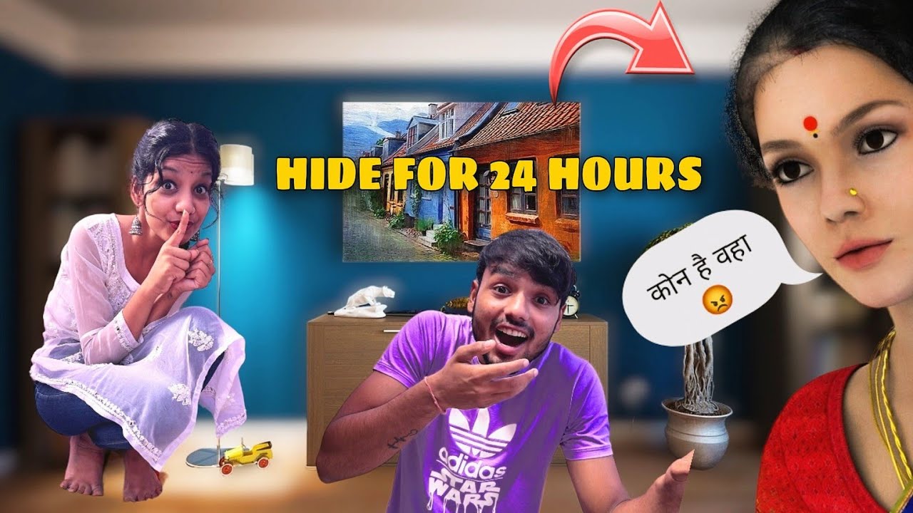 I Hide Sonal In My House For 24 Hours | My Mom & Sister Had No Idea 🤷‍♀️
