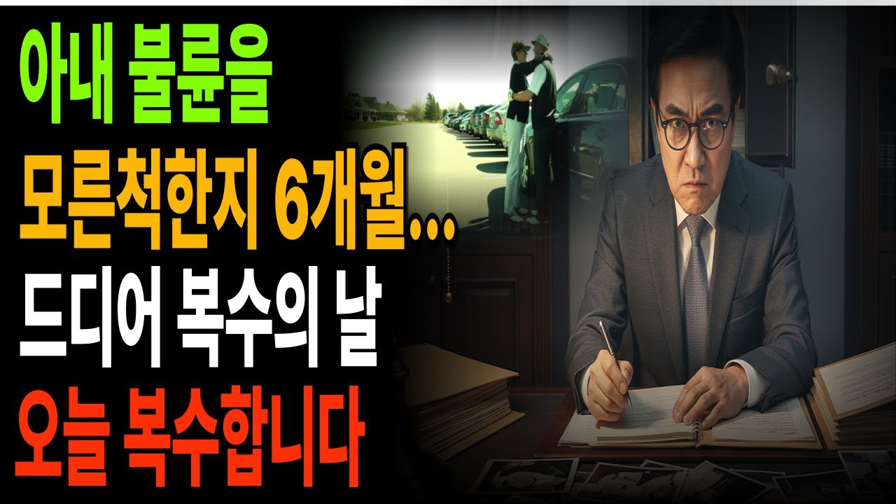 황혼 연애 재혼ㅣ아내 불륜을 모른척한지 6개월... 드디어 복수의 날이 왔습니다#조기퇴직 #불륜복수 #골프강사 #뻔뻔한아내 #재산숨김 #상가건물 #위자료 #50대 #황혼이혼
