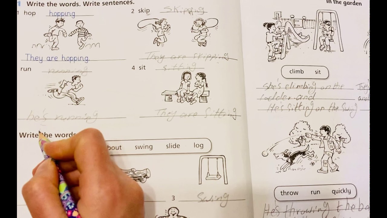 English World lesson - Workbook-Unit Two-Part 2