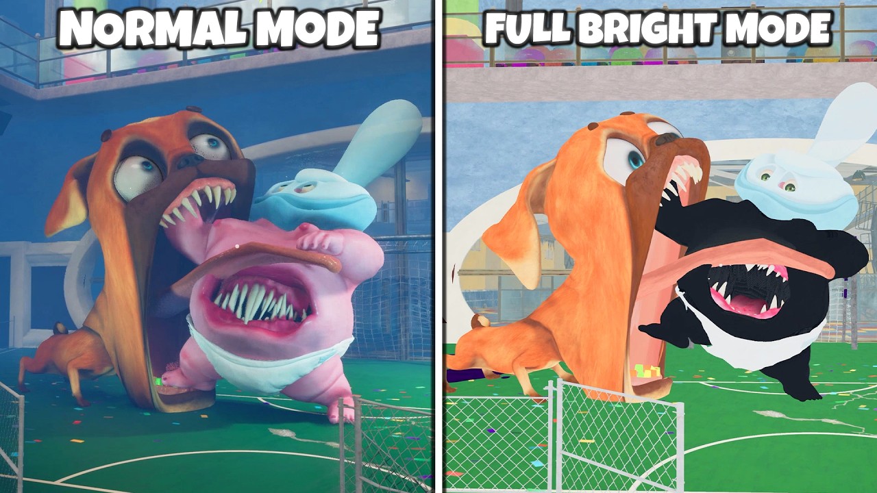 Dark Pals: The 1st Floor - Normal & Full Bright Mode - All Bosses + All Jumpscares