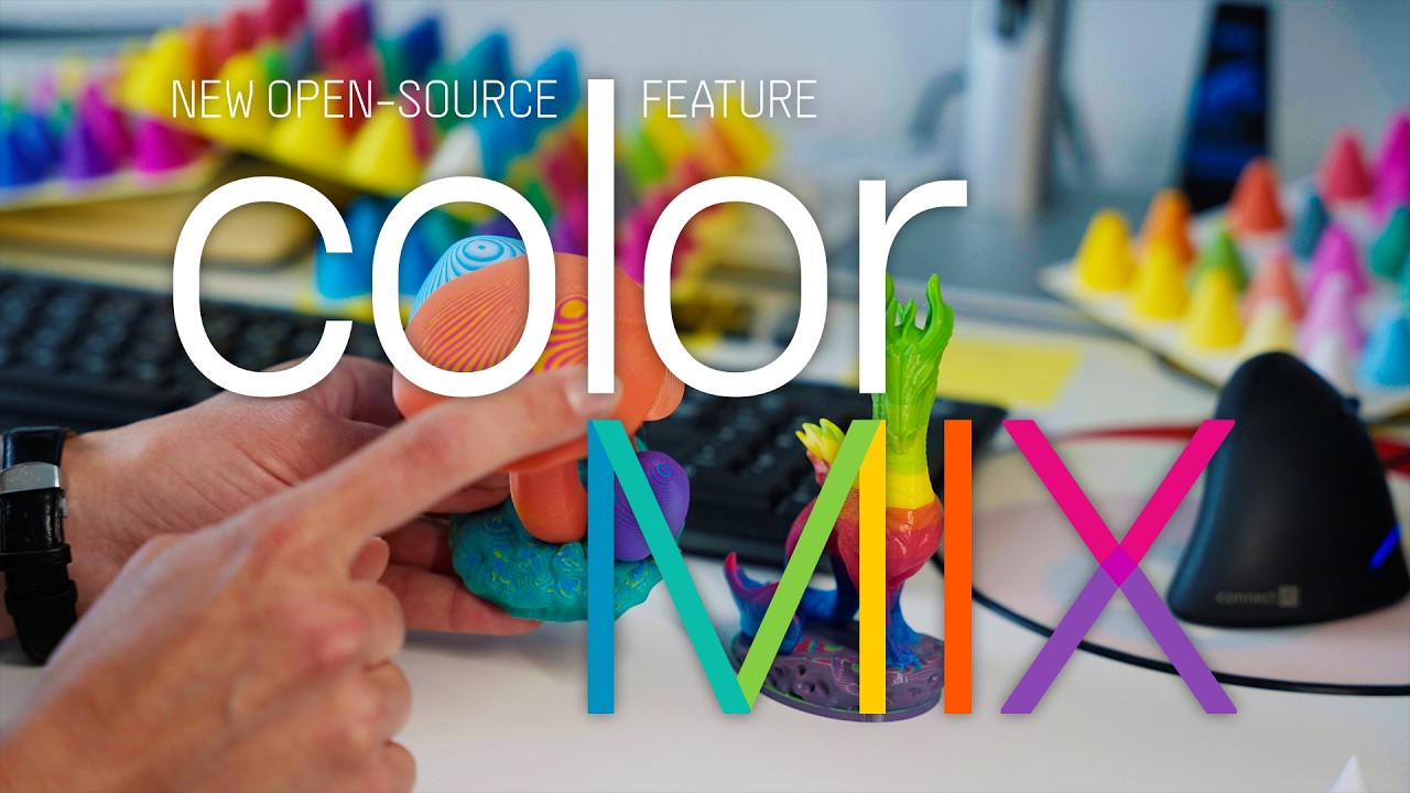 Наша новая модель ColorMix с открытым исходным кодом в PrusaSlicer и EasyPrint + база данных мате...
