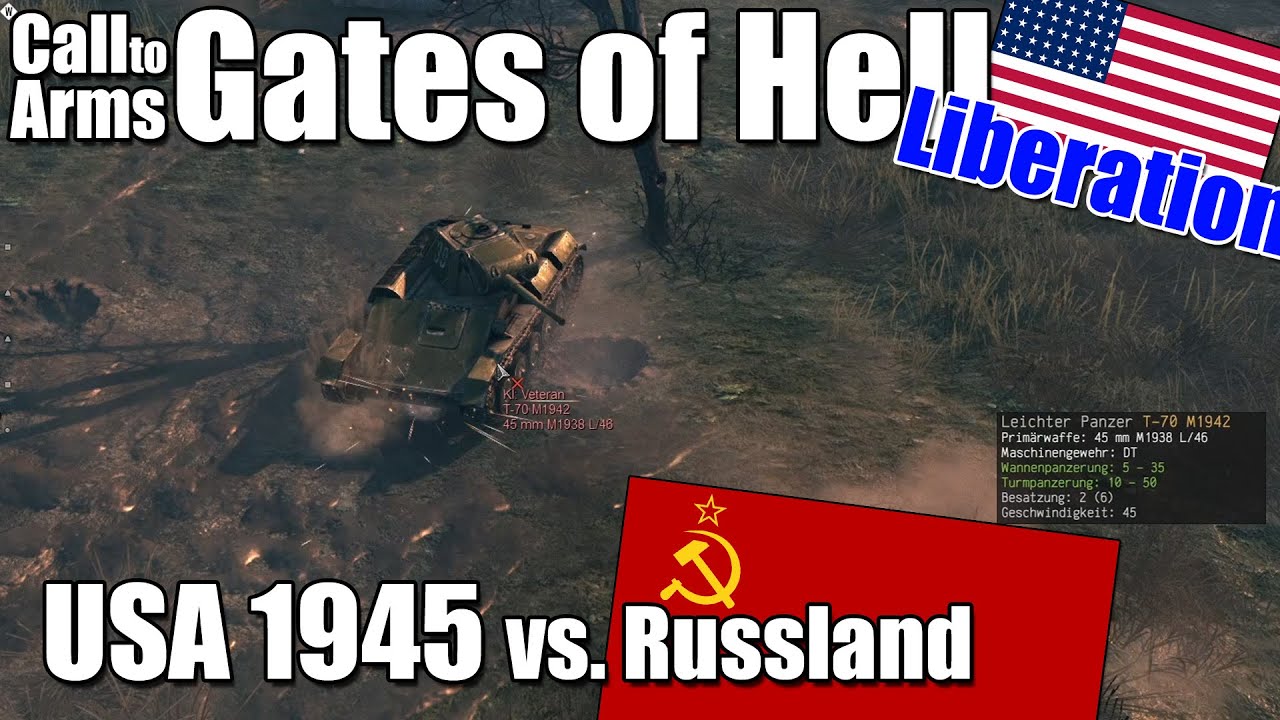 Späte Kriegsphase USA vs. Russland Liberation DLC für Gates of Hell
