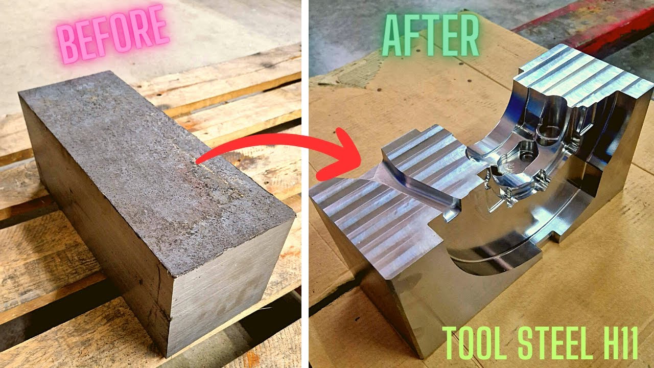 Making part of the mold (cnc milling)