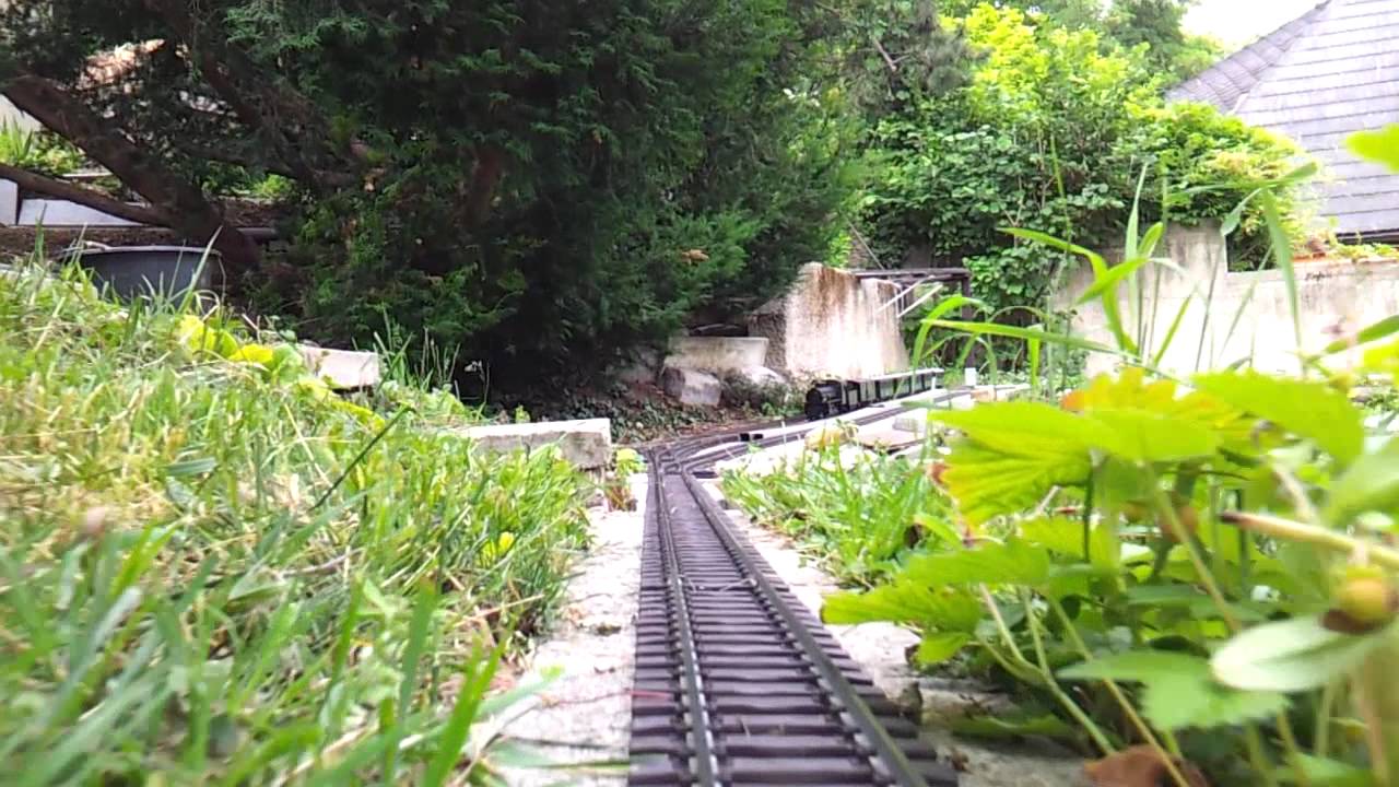 Cabride on my garden train 🚂🚃🚃