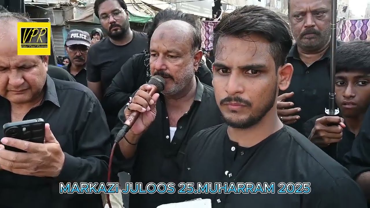 Naqi Raza || Noha Khawani || 25.Muharram 2025 || Markazi juloos Shah Faisal Colony 
