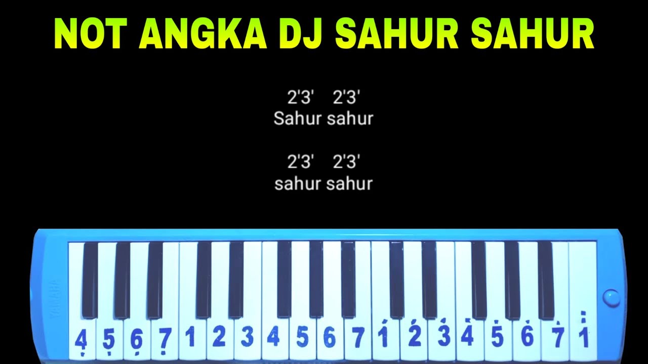 Not Pianika DJ Sahur Sahur