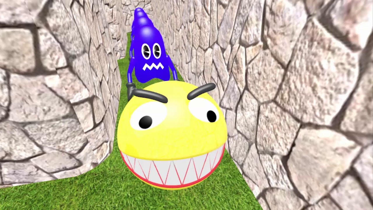 Pacman vs Pacman Animation 3D