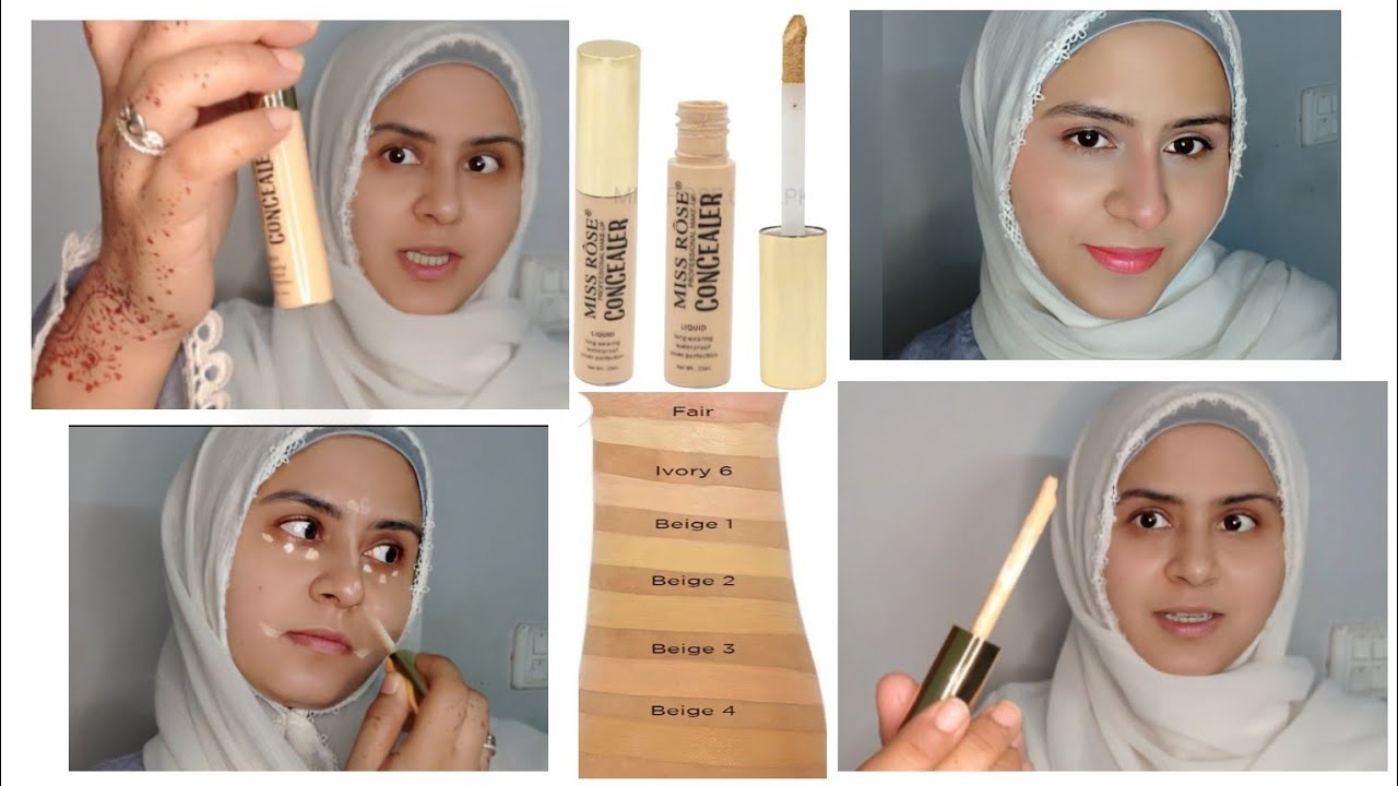 Missrose New Concealer Review || Concealer Beige1|| Concealer for Medium skin tone || 