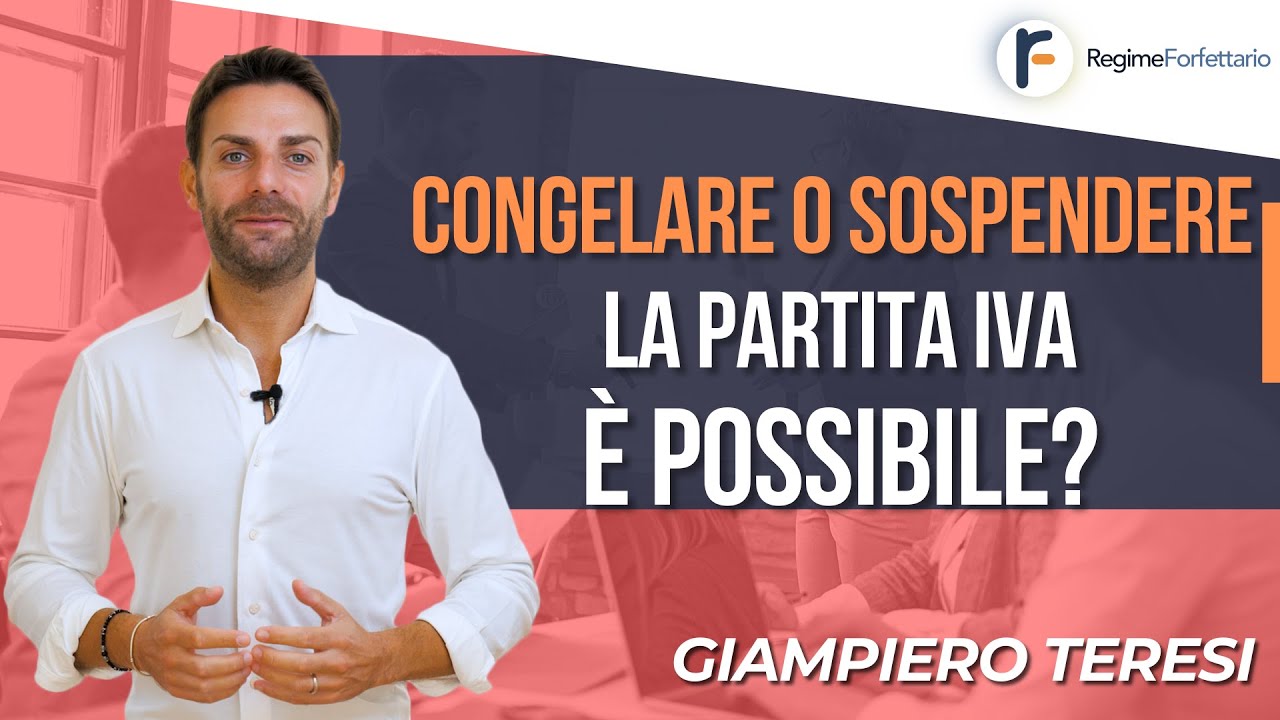 È possibile CONGELARE o SOSPENDERE la propria Partita IVA?