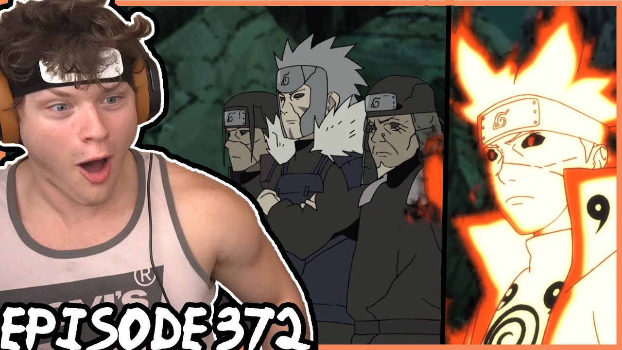 ЧЕТЫРЕ ХОКАГЕ ВСТУПАЮТ В ВОЙНУ! РЕАКЦИЯ НА Naruto Shippuden: Эпизод 372