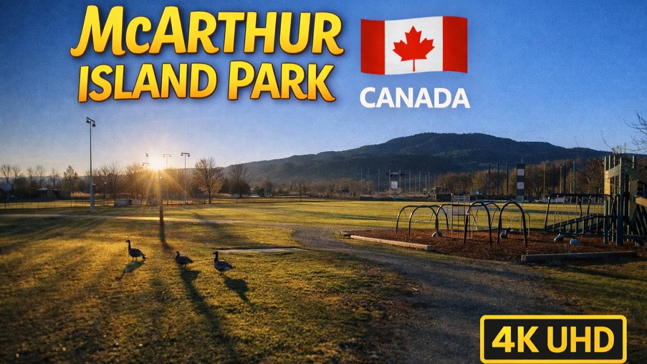 Calm Walk in McArthur Island Park | Kamloops BC | 4K POV🍁🌿
