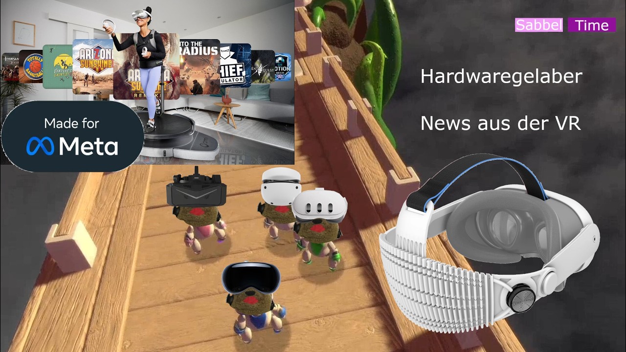 VR News - TREADMILL MADE FOR META?? FOVEATED STREAMING auf der Apple VISION PRO!