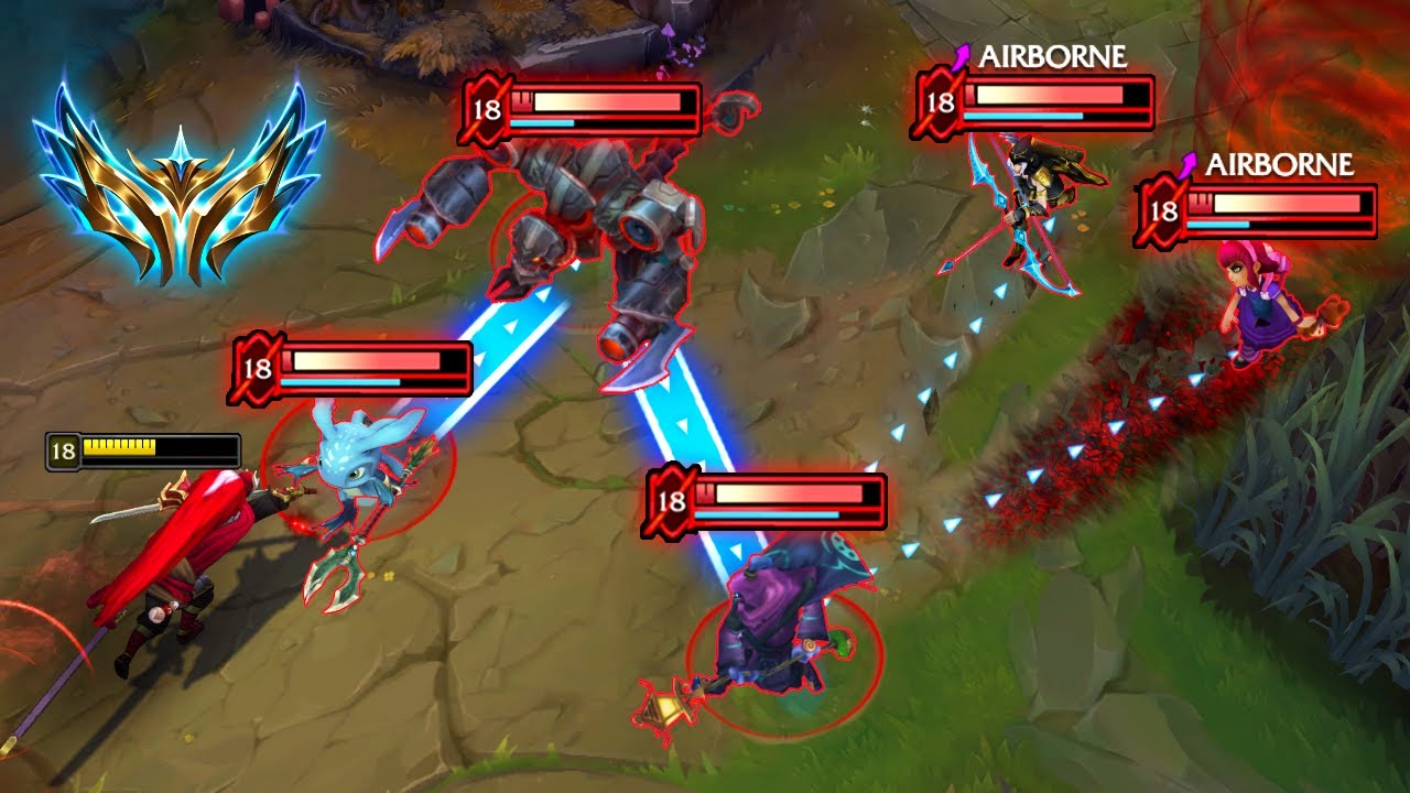 When Challenger Players SMURF The Lobby...