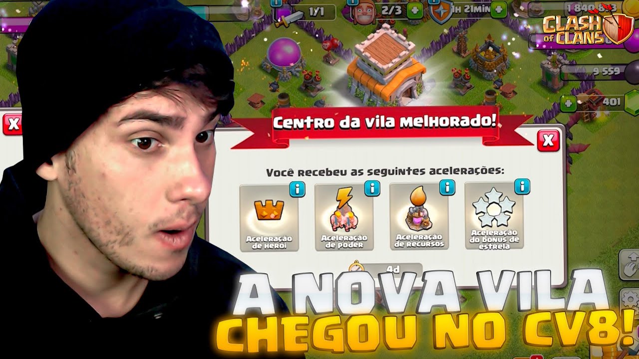 INICIANDO UMA VILA: CHEGAMOS NO CV8! | EP #10 CLASH OF CLANS