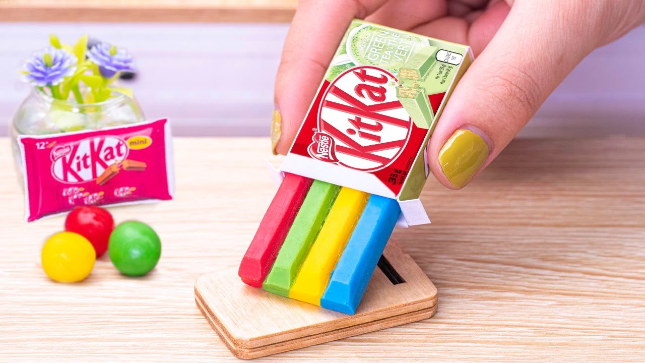 Amazing KitKat Cake | Best Of Miniature Rainbow KitKat Chocolate Cake Decorating, KitKat Cake design