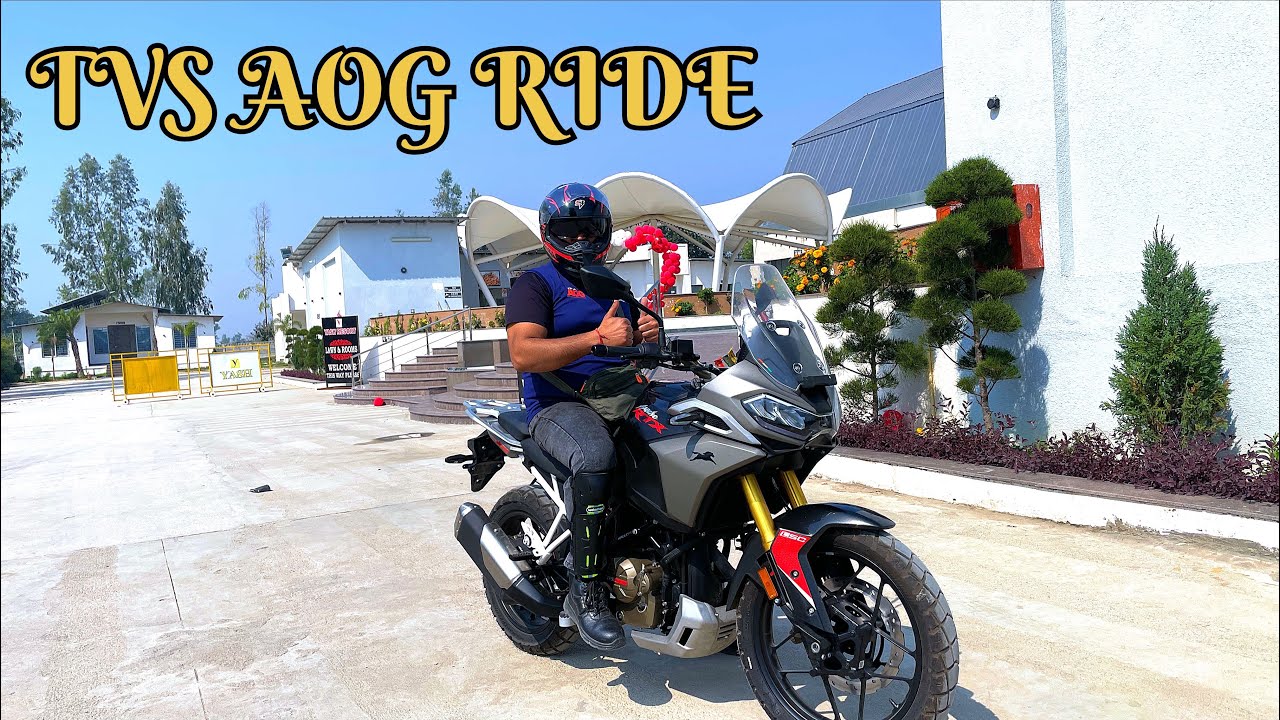 TVS AOG OFFICIAL RIDE #tvshow #rider #travel #vlog 