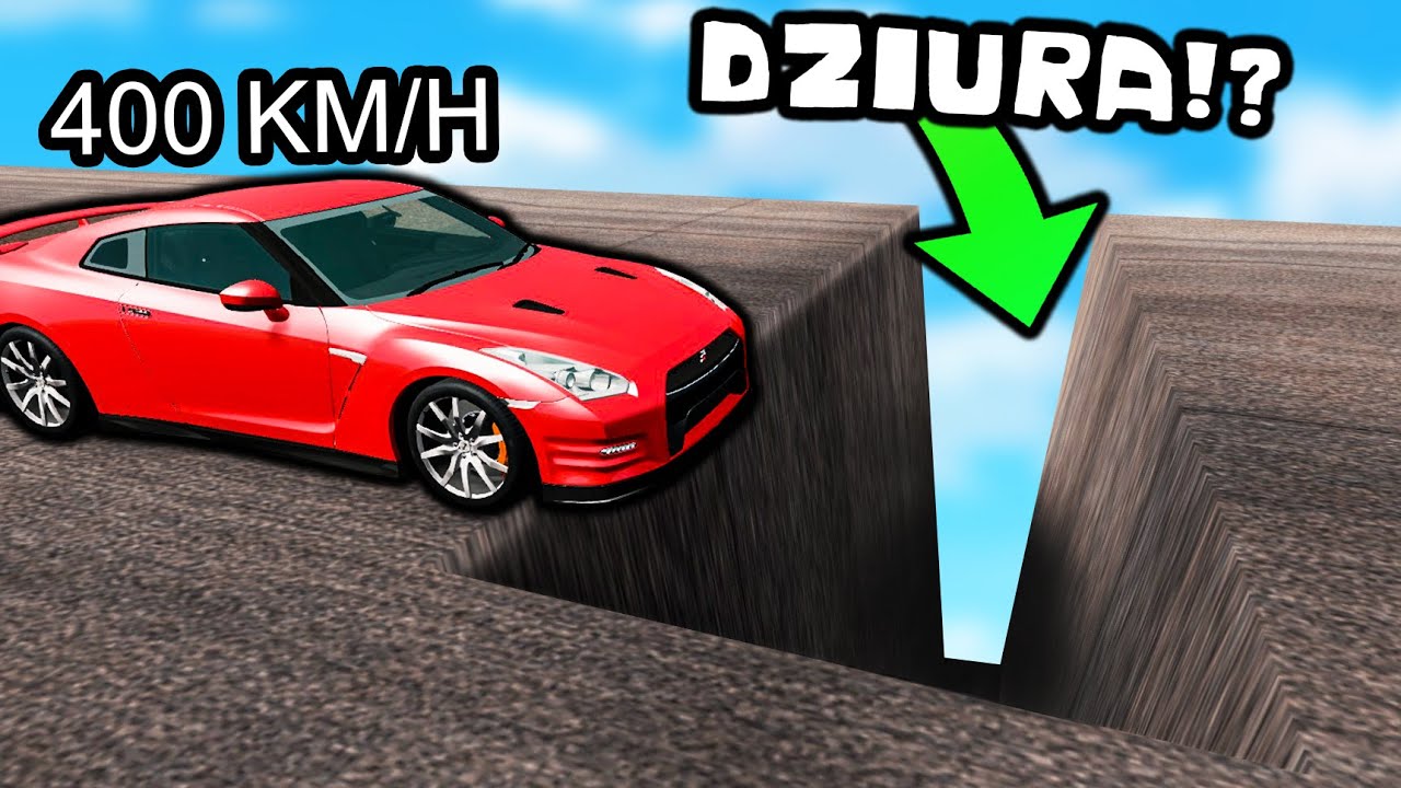 ❄️ SUPERSAMOCHODY KONTRA OGROMNE DZIURY!? | BeamNG Drive |