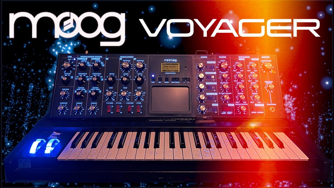 Moog Minimoog Voyager demo by Deep Synths