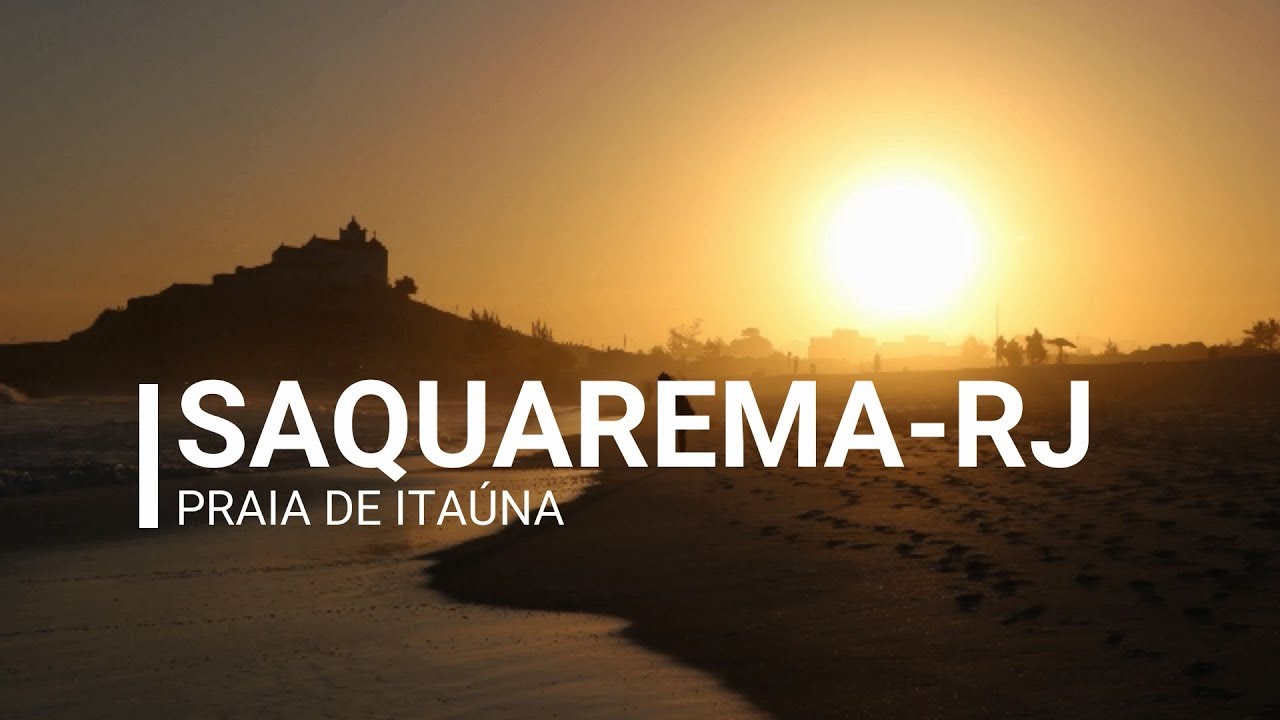 Conheça SAQUAREMA RJ na Região dos Lagos com DRONE | Praia de Itaúna | Vaiquedaboa!