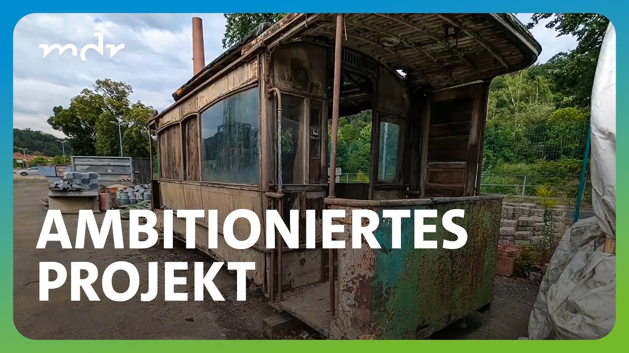 Handwerker restauriert historischen Stra&szlig;enbahnwagen | MDR um 4 | MDR