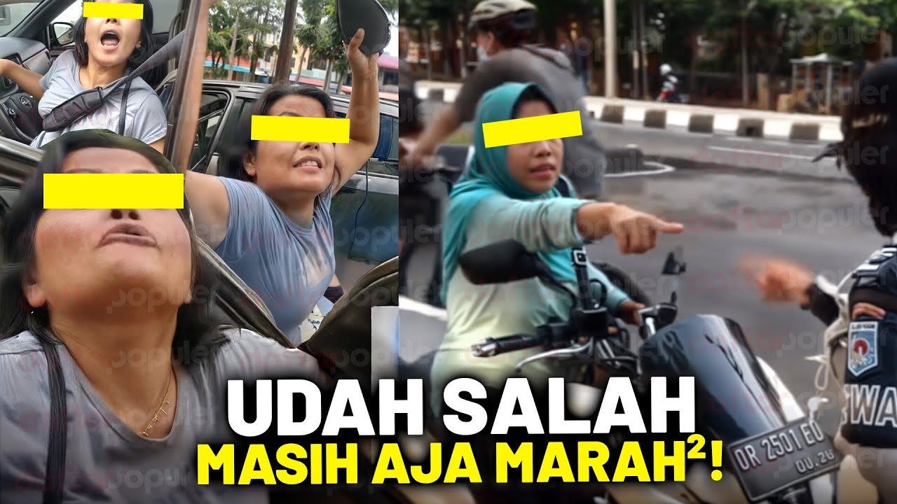 Sok Kuasa Malah Kena Batunya Sendiri! Deretan Kejadian Viral Ngamuk Saat Ditegur di Jalan Raya