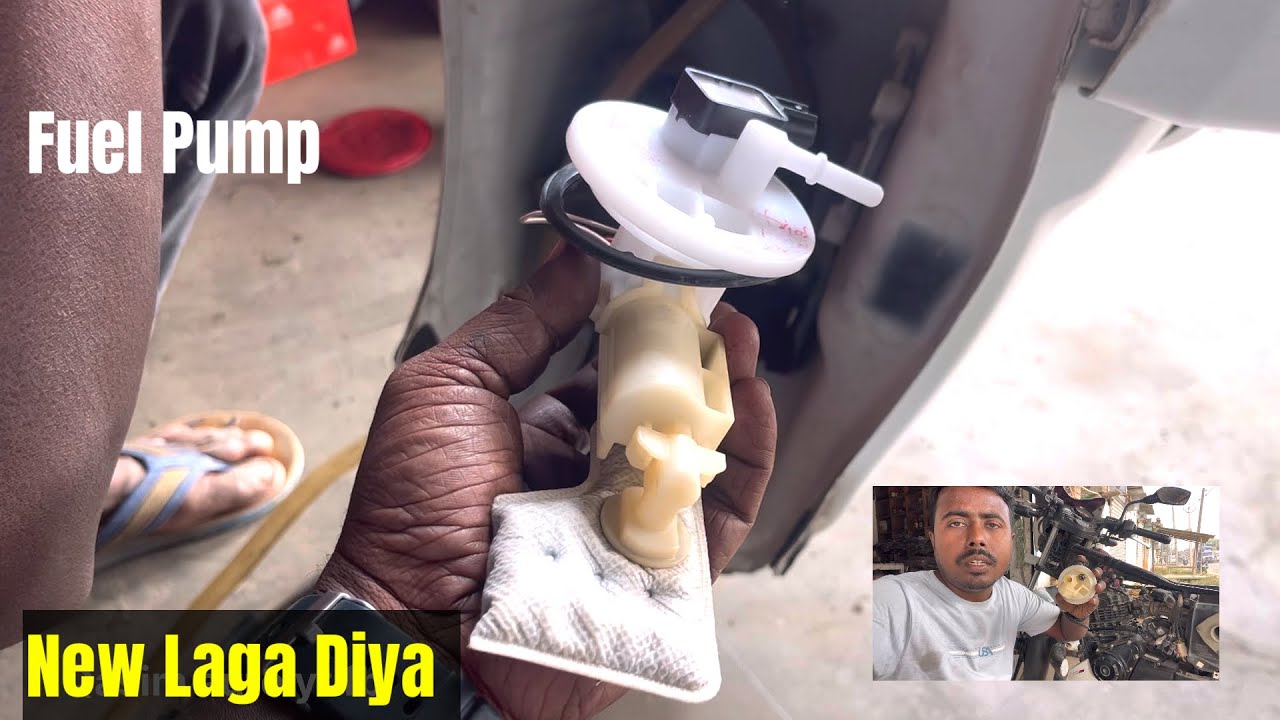 TVS Apache RTR Fuel Pump body replacement ￼
