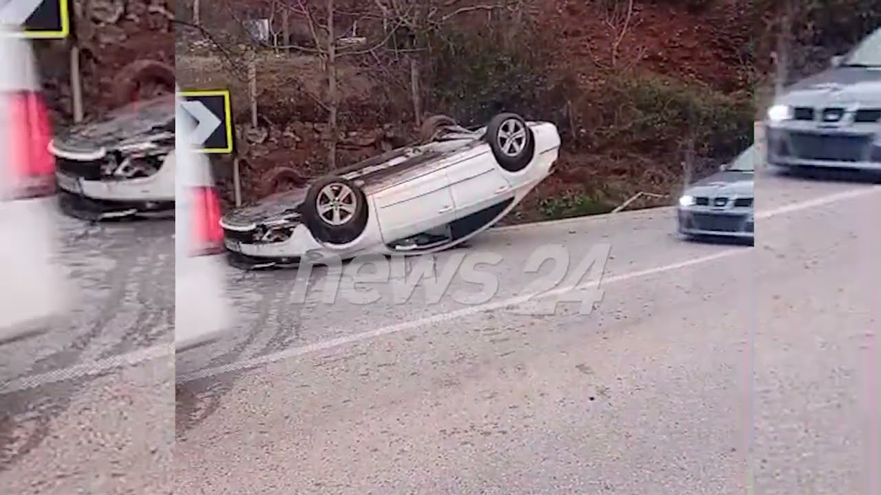 Aksident n&euml; aksin Librazhd&ndash;Prrenjas, p&euml;rmbyset nj&euml; automjet pran&euml; ur&euml;s s&euml; Bushtric&euml;s