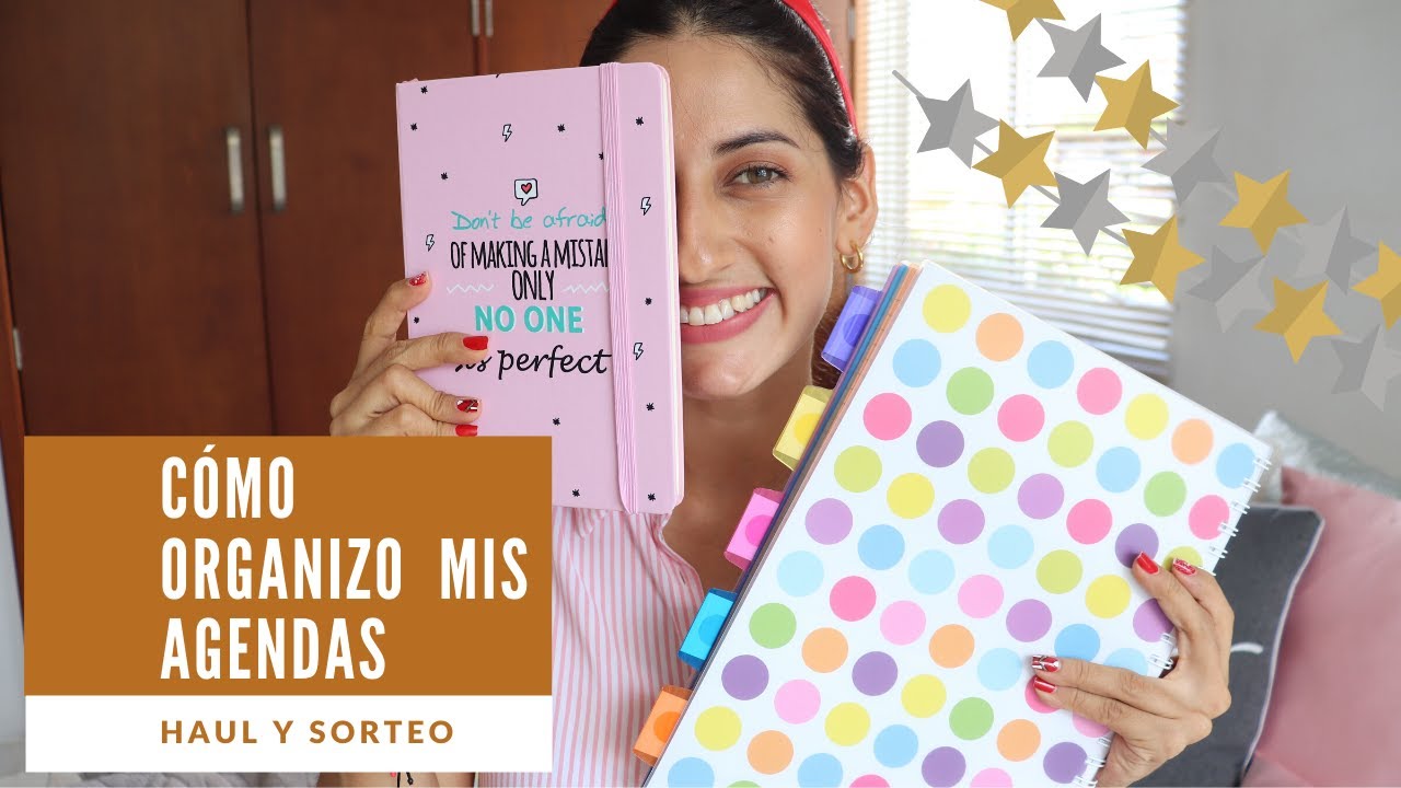 COMO ORGANIZO MIS AGENDAS - HAUL Y SORTEO REGRESO A CLASES 2020