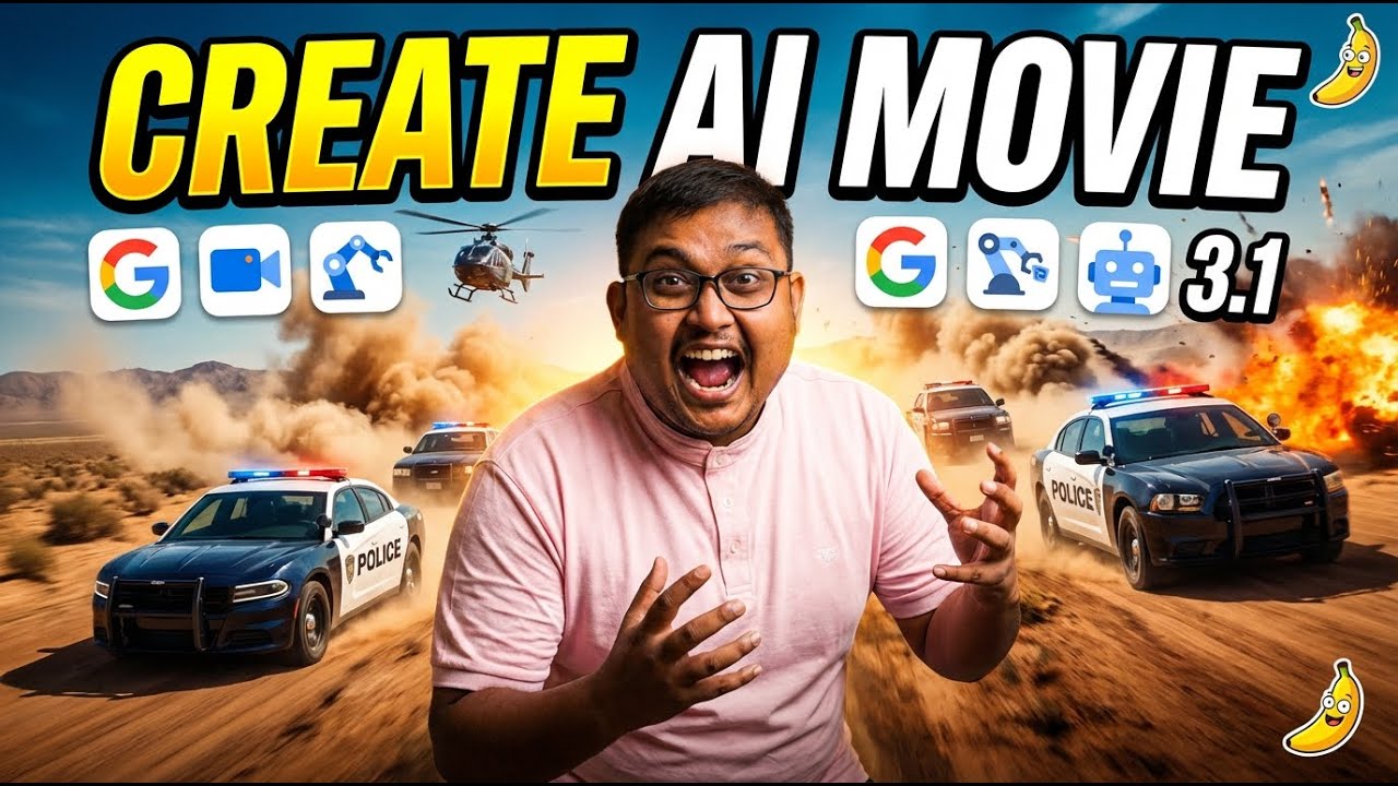 Google Veo 3.1 + Nano Banana Create Next Level AI Movie Scenes